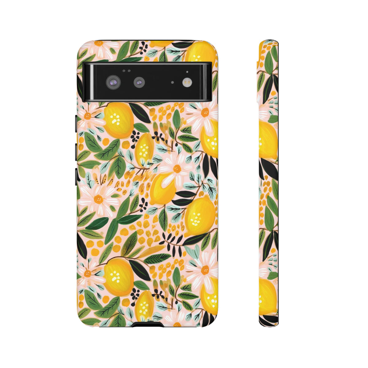 Cute Summer Lemons Phone Case – Refreshing Citrus Design for Your Phone 2