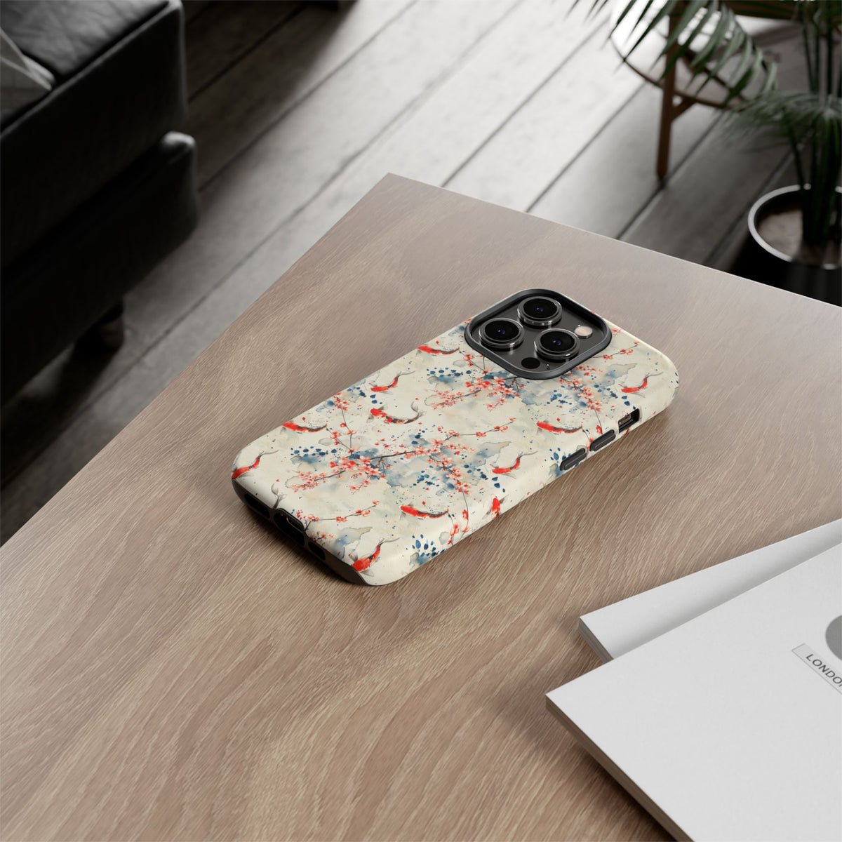 Japanese Pattern Phone Case – Elegant & Timeless Design for Your Phone 073