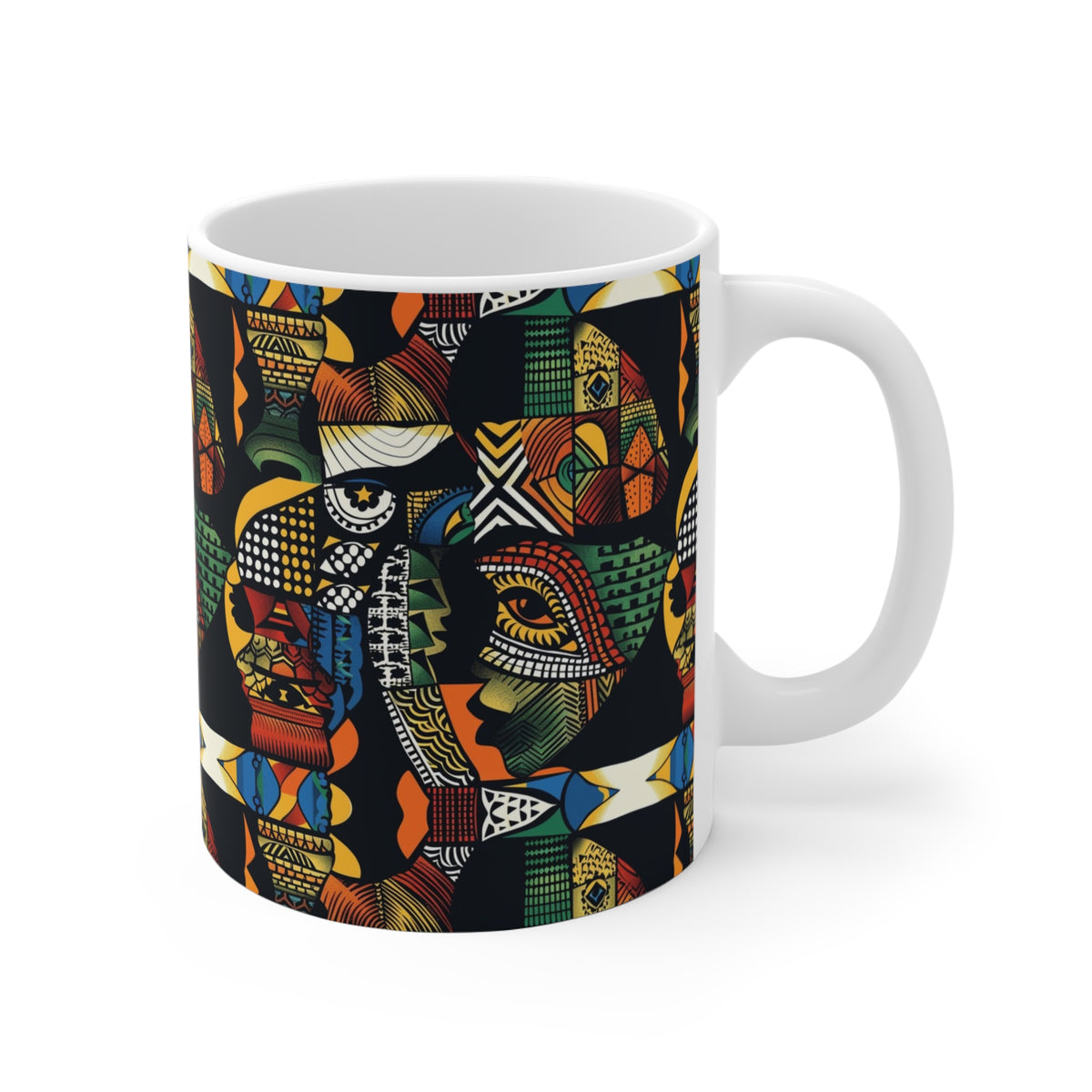 All-Over African Pattern Coffee Mug 610