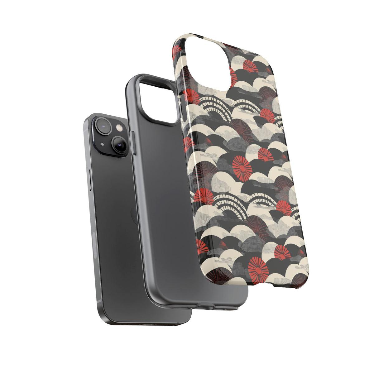 Japanese Pattern Phone Case – Elegant & Timeless Design for Your Phone 151