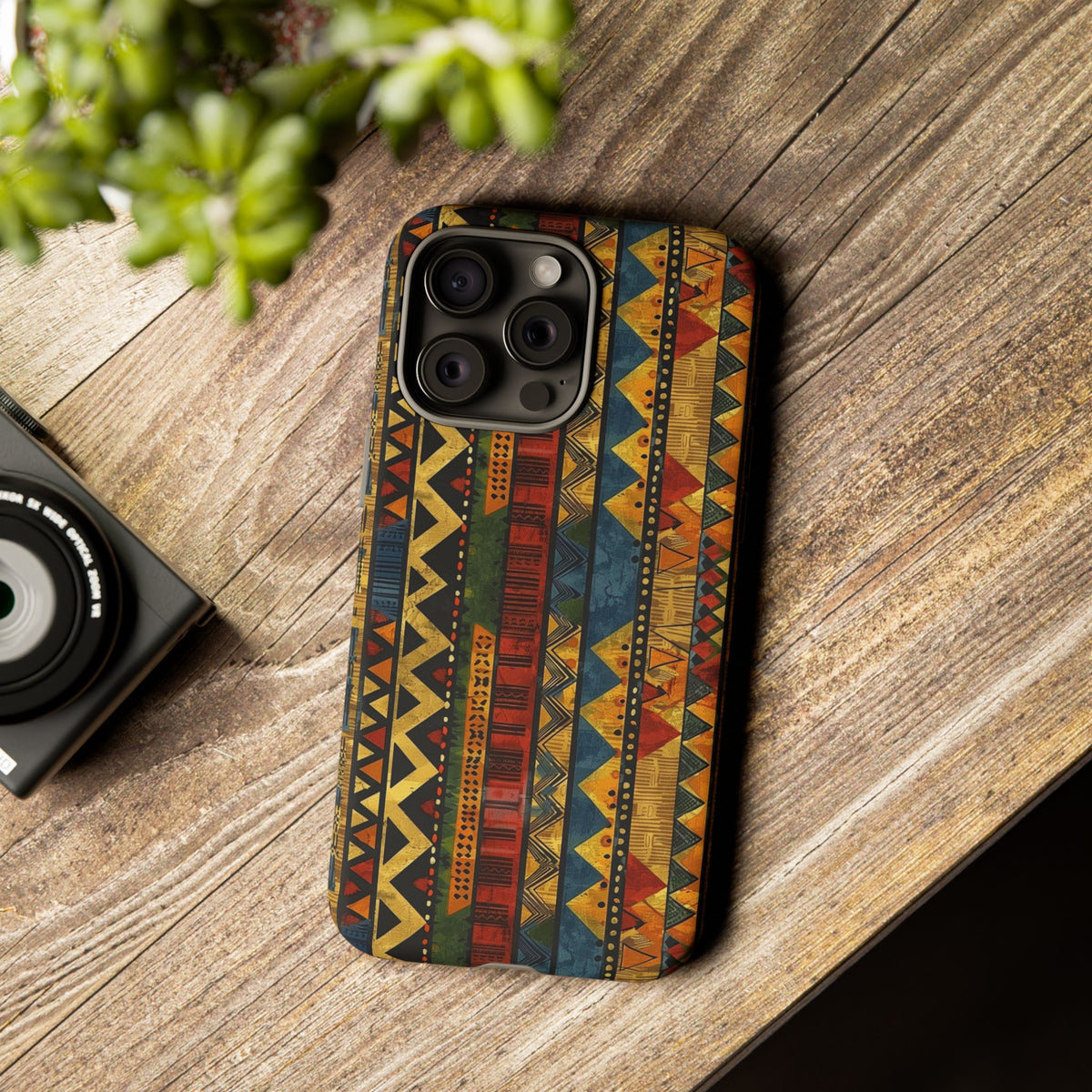 Stylish African Pattern Phone Case – Unique and Vibrant Protection 166