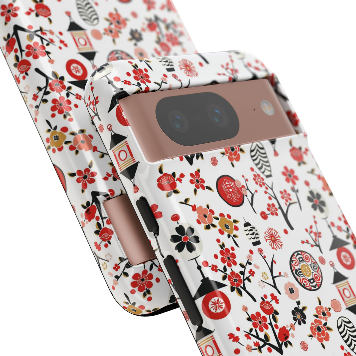 Japanese Pattern Phone Case – Elegant & Timeless Design for Your Phone 468