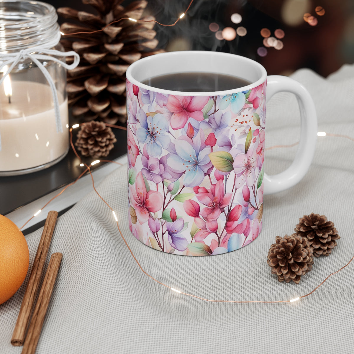 Charming Spring Time Blossom Coffee Mug – Celebrate the Beauty of Spring