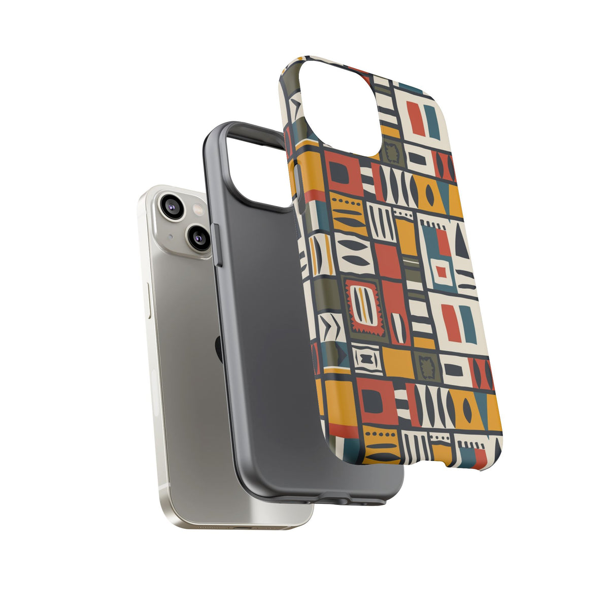 Stylish African Pattern Phone Case – Unique and Vibrant Protection 013