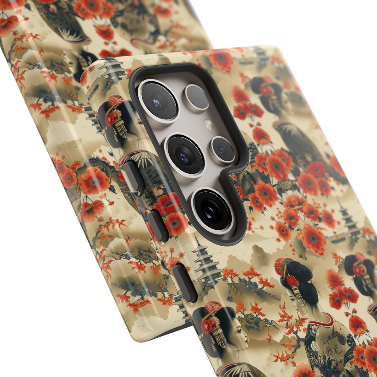 Japanese Pattern Phone Case – Elegant & Timeless Design for Your Phone 066