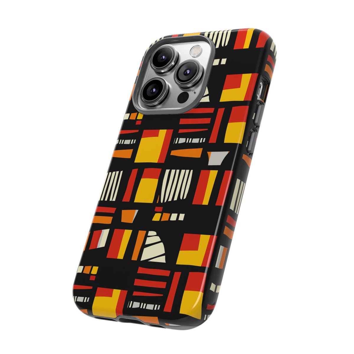 Stylish African Pattern Phone Case – Unique and Vibrant Protection 099