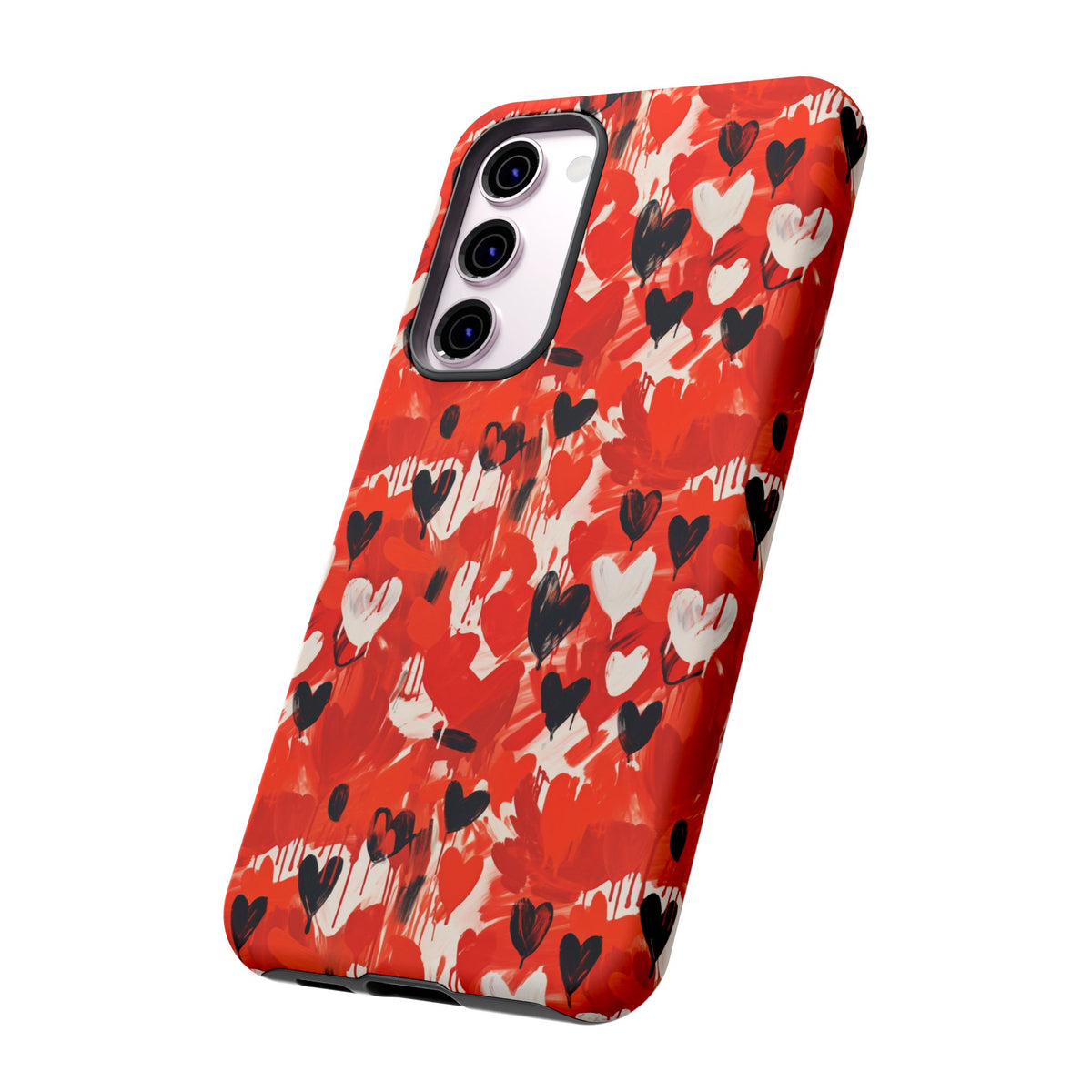 Heart Pattern Phone Case – Stylish & Loving Design for Your Device 355