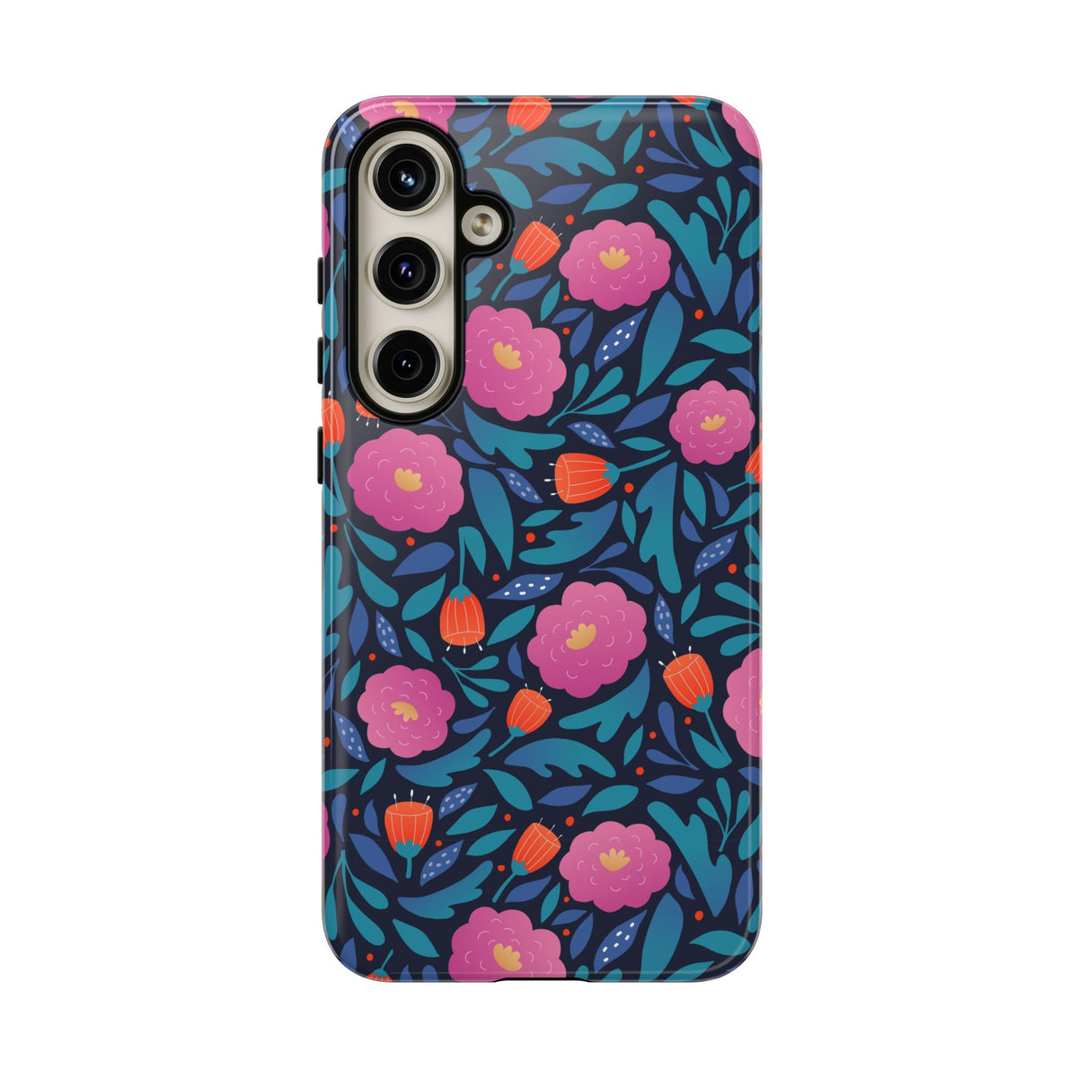 Colorful Little Flower Design Phone Case – Bright and Cheerful Floral Phone Cover 2