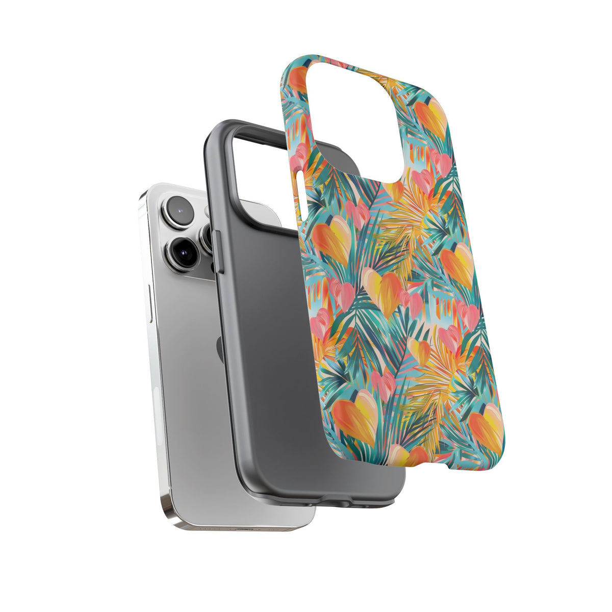 Heart Pattern Phone Case – Stylish & Loving Design for Your Device 824