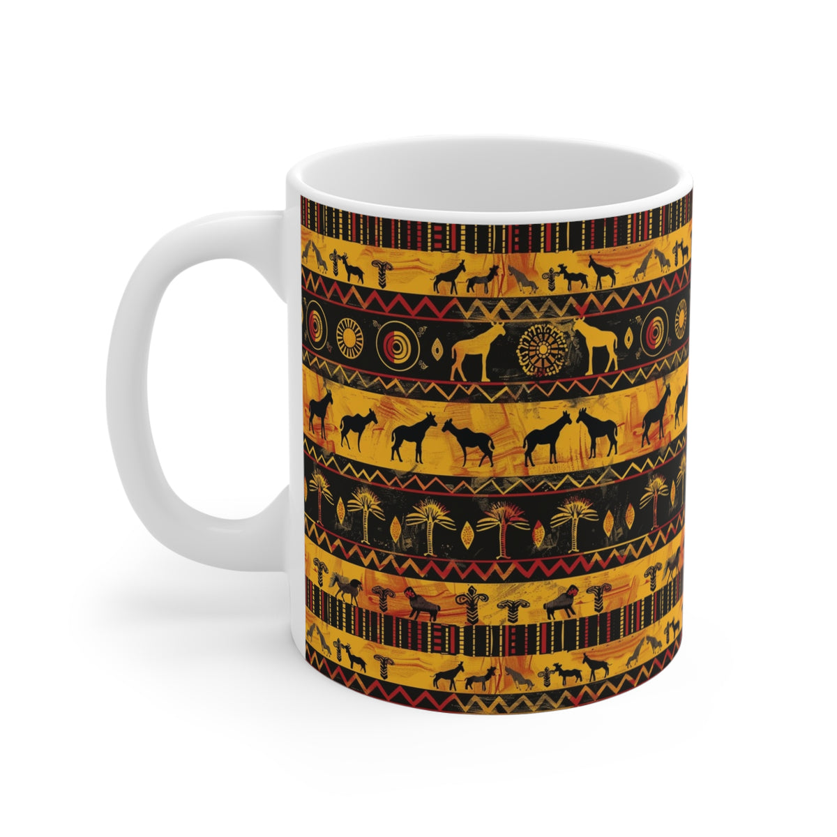 All-Over African Pattern Coffee Mug 609