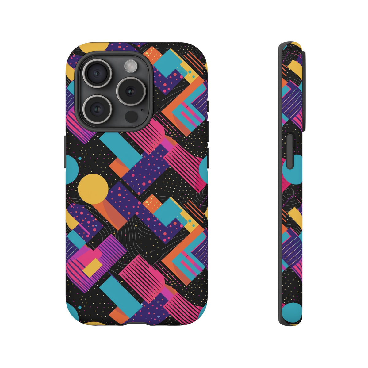 Retro 80s Seamless Phone Case – Vintage Style Meets Modern Protection 088