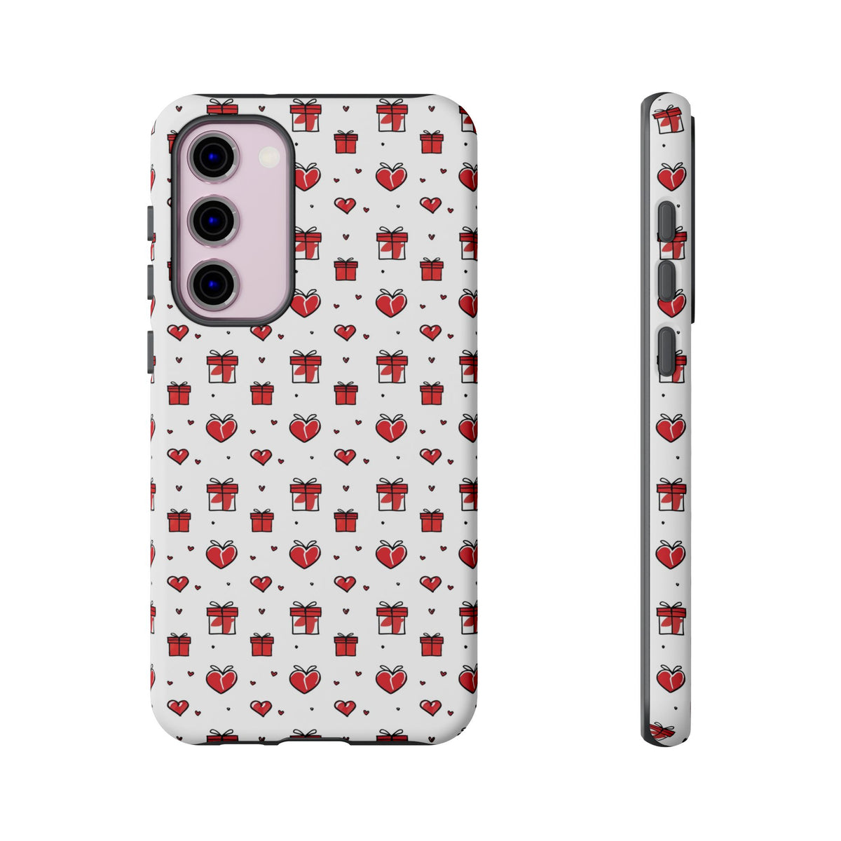 Heart Pattern Phone Case – Stylish & Loving Design for Your Device 234