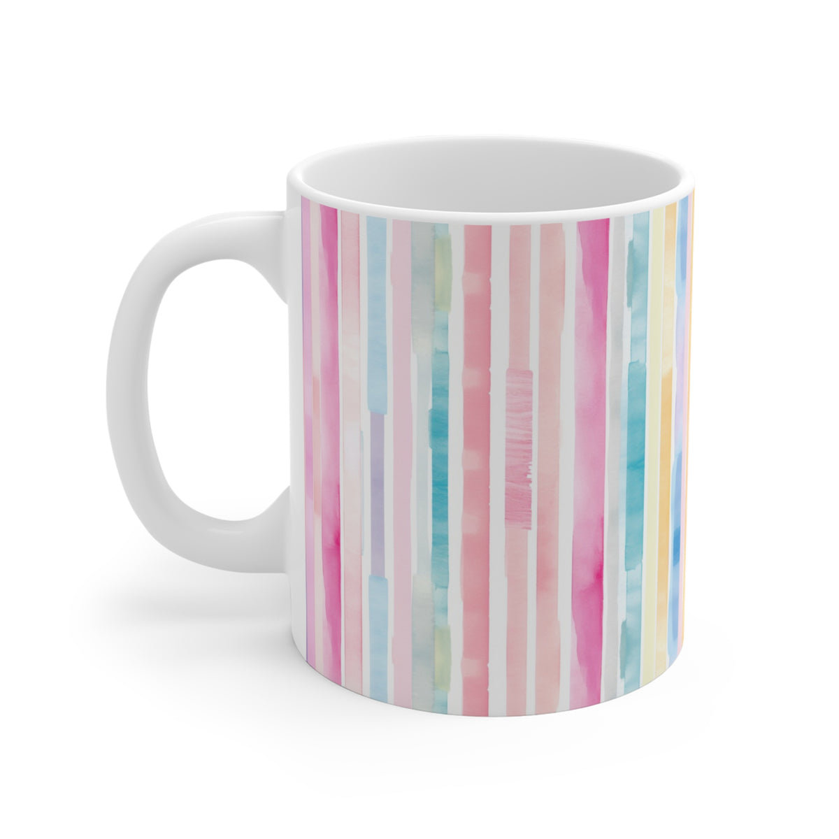 Various Watercolor Design All Over Coffee Mug – Unique Artistic Ceramic Coffee Cup 160