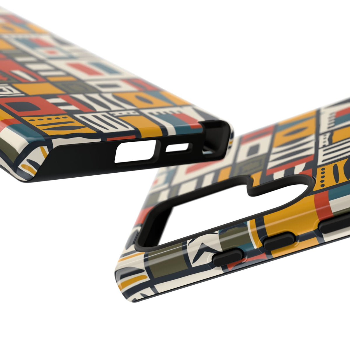 Stylish African Pattern Phone Case – Unique and Vibrant Protection 013