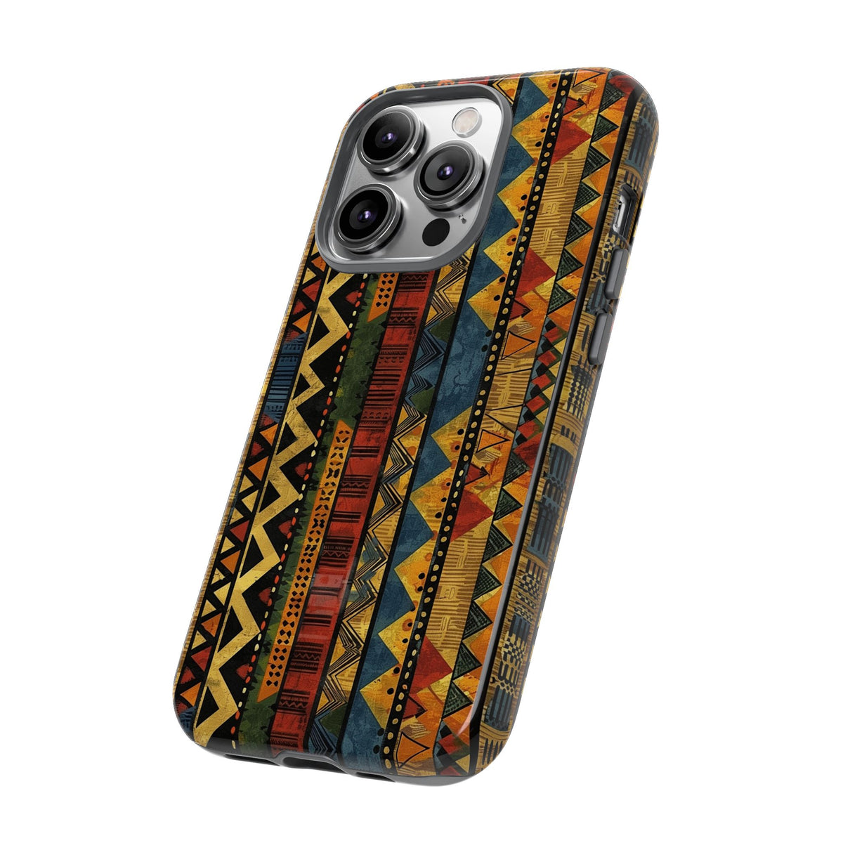 Stylish African Pattern Phone Case – Unique and Vibrant Protection 166