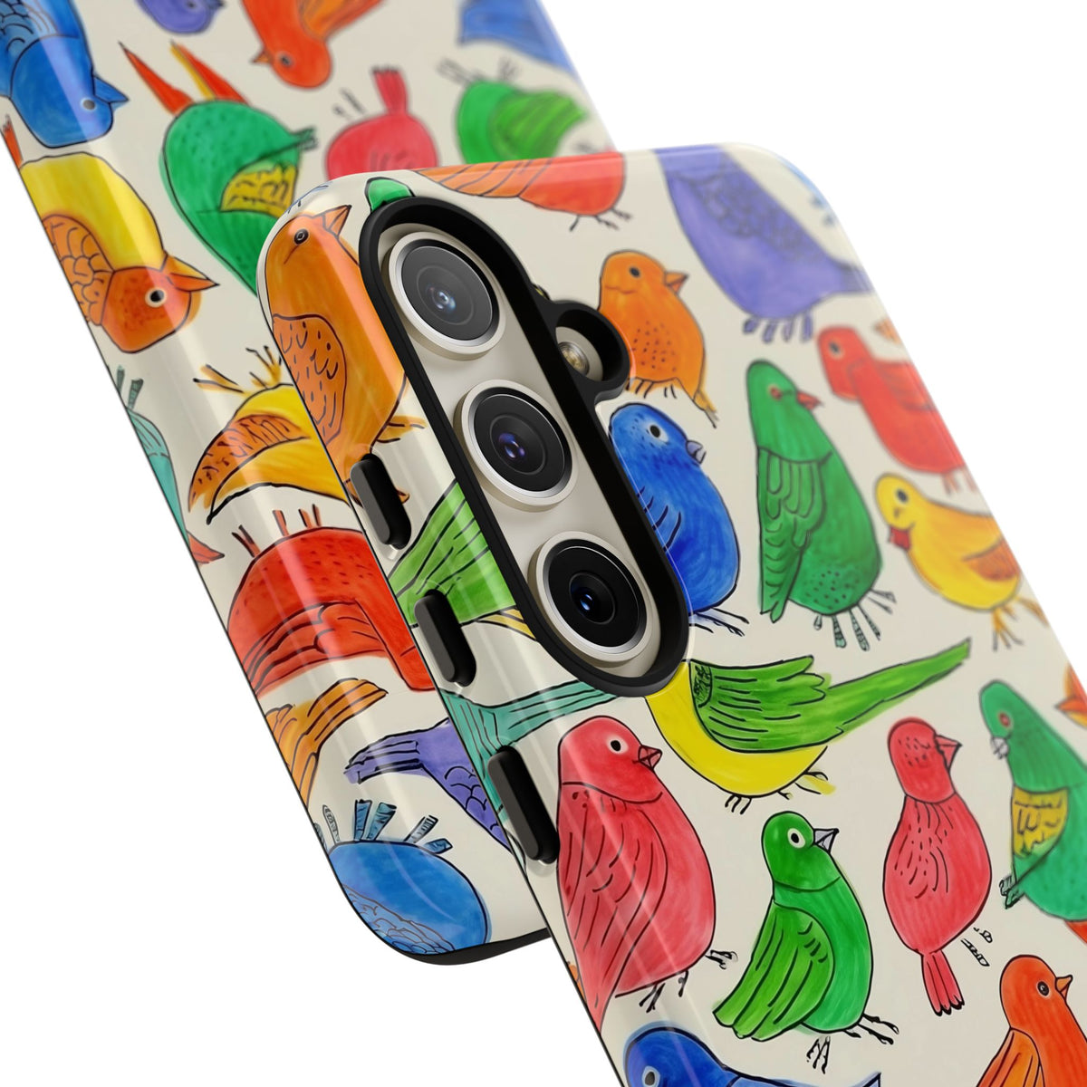 Birds Seamless Pattern Phone Case – Elegant and Timeless Avian Design 2