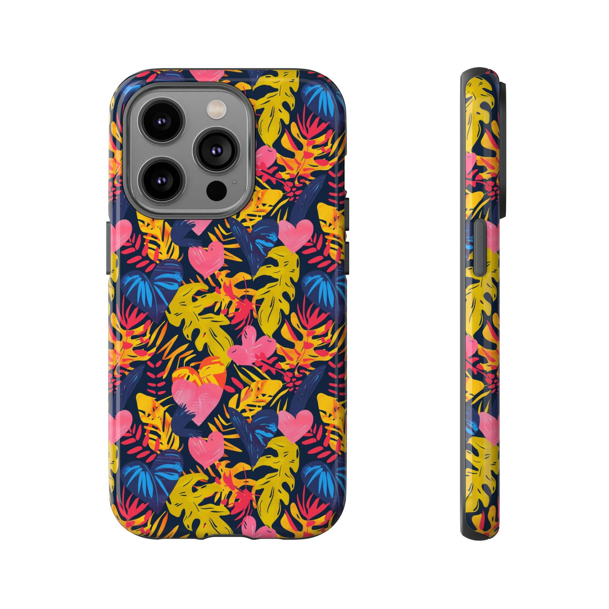 Heart Pattern Phone Case – Stylish & Loving Design for Your Device 360