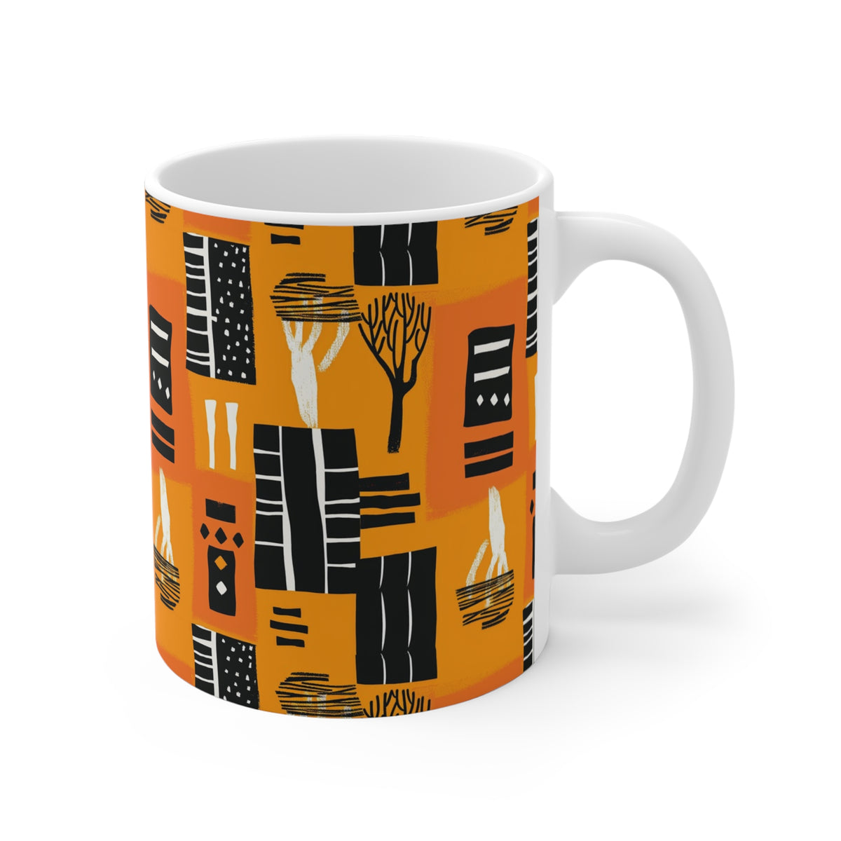 All-Over African Pattern Coffee Mug 303