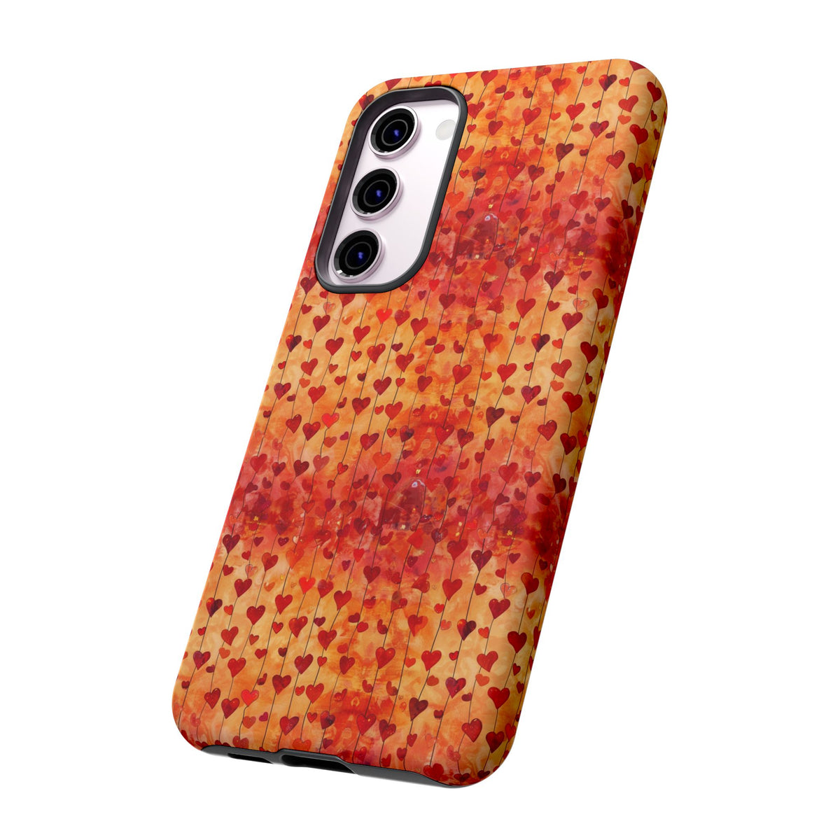 Heart Pattern Phone Case – Stylish & Loving Design for Your Device 827