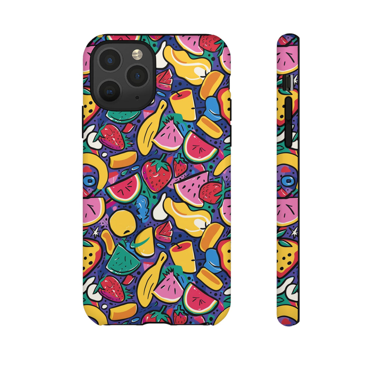 90s Themed Seamless Pattern Phone Case – Embrace Retro Style and Protection 316