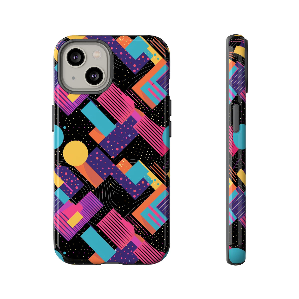 Retro 80s Seamless Phone Case – Vintage Style Meets Modern Protection 088