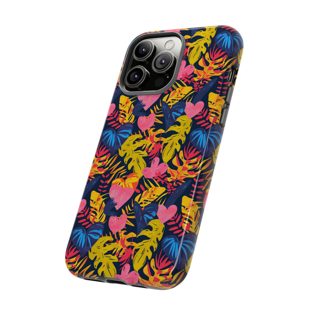 Heart Pattern Phone Case – Stylish & Loving Design for Your Device 360