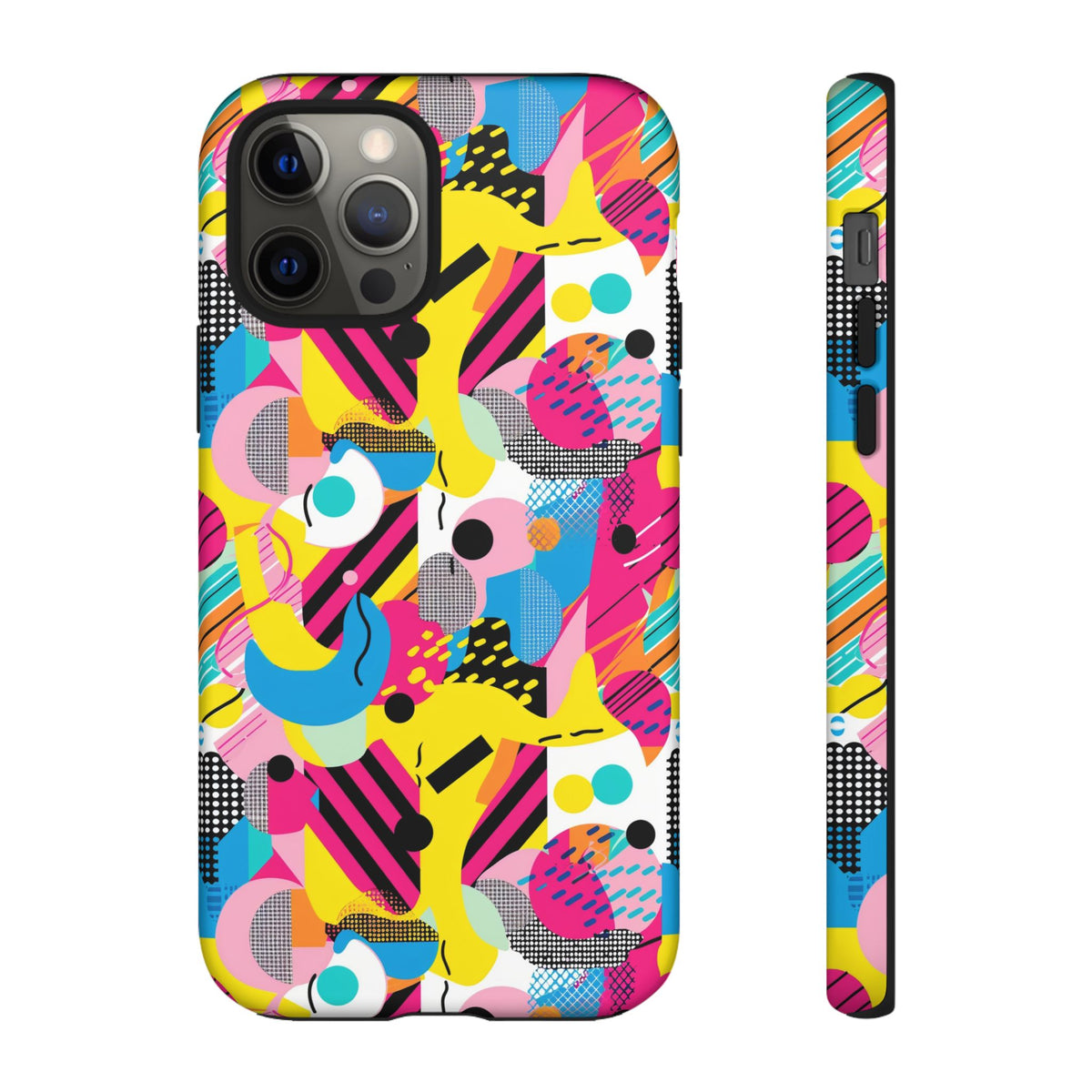 Retro 80s Seamless Phone Case – Vintage Style Meets Modern Protection 091