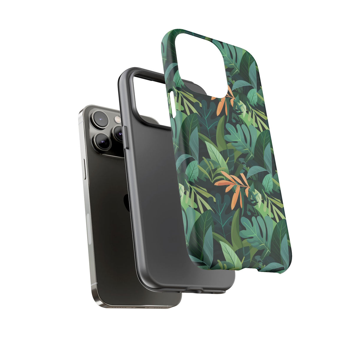 Jungle Pattern Phone Case – Exotic & Lush Design for Your Phone 341