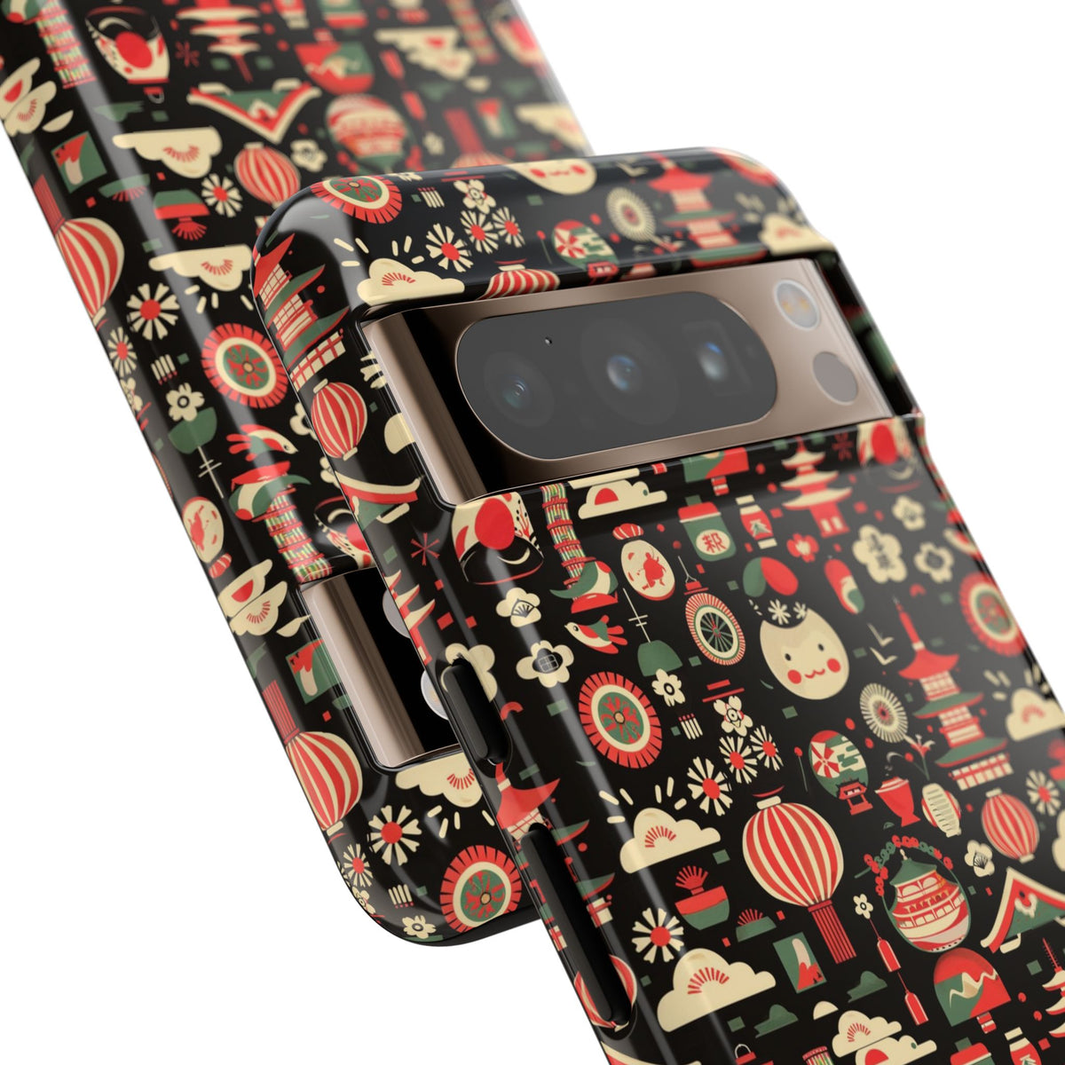 Japanese Pattern Phone Case – Elegant & Timeless Design for Your Phone 032