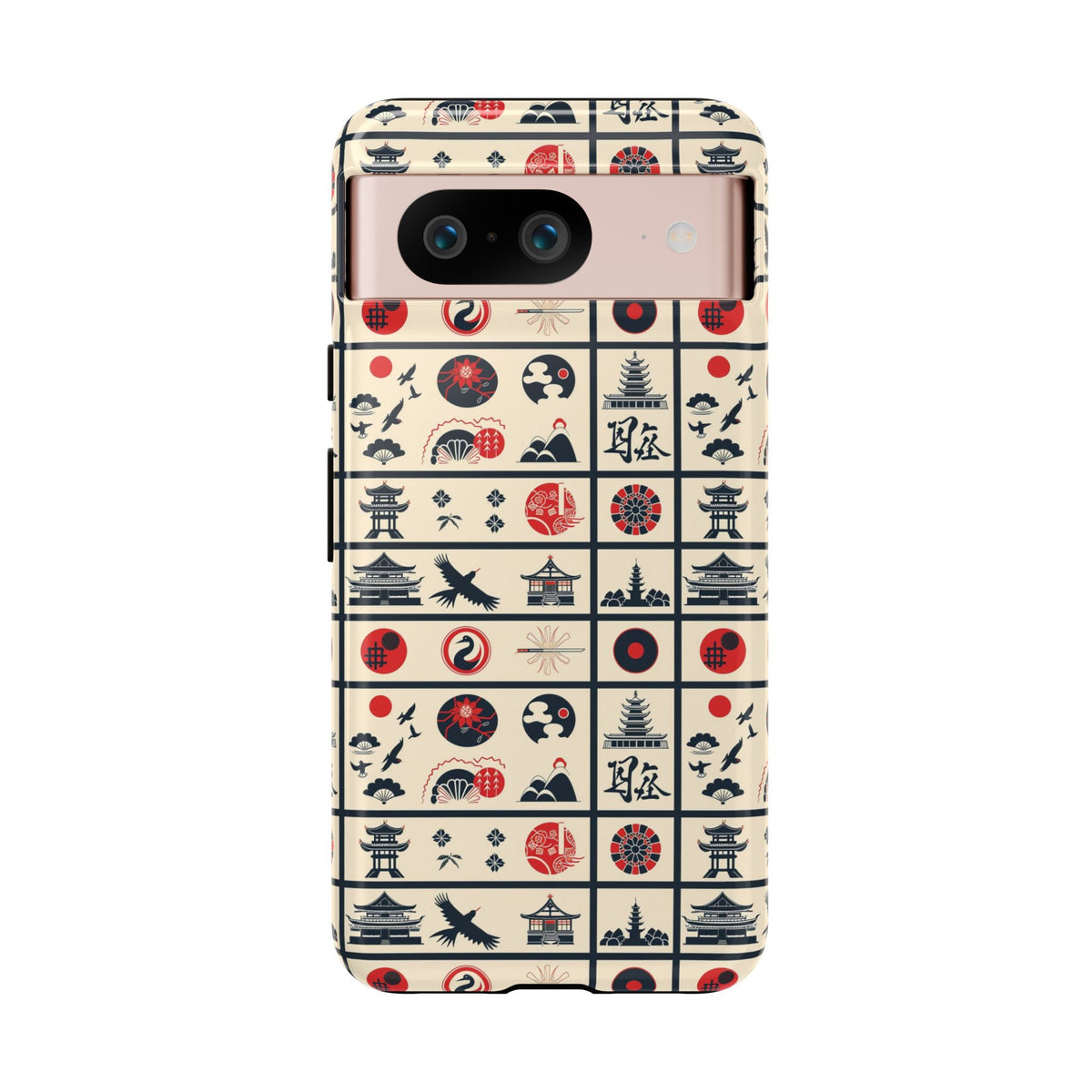 Japanese Pattern Phone Case – Elegant & Timeless Design for Your Phone 099