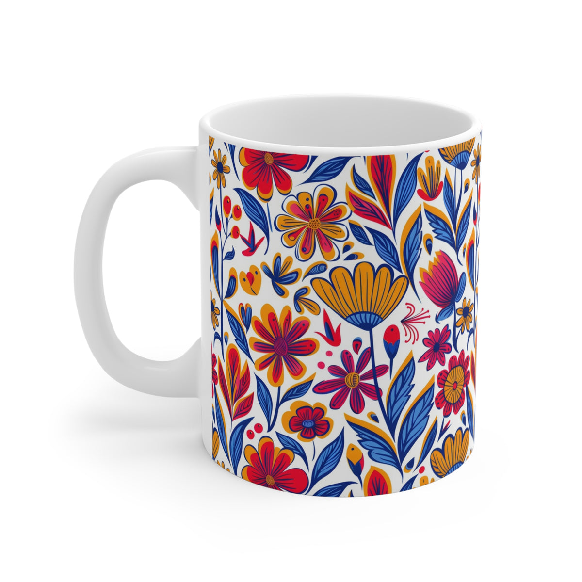 Groove Floral Bohemian Coffee Mug – Perfect for Free Spirits  (21)