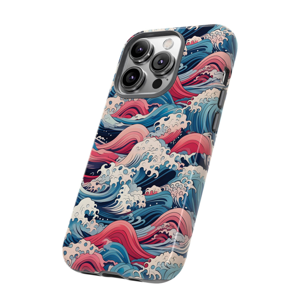 Japanese Waves Phone Case – Embrace Timeless Elegance with Classic Design 3