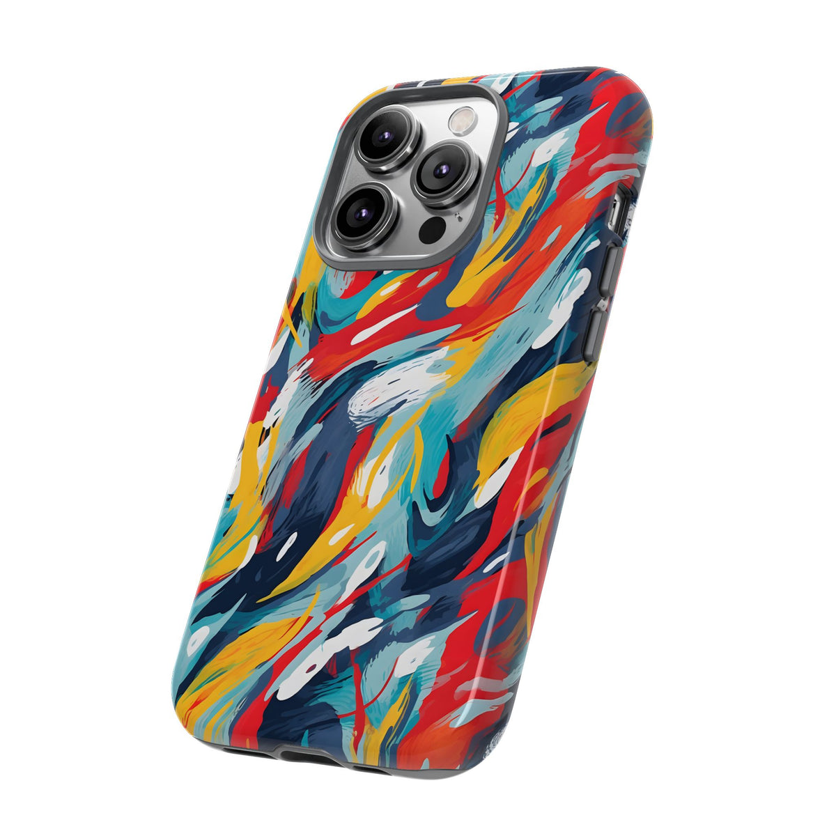 Tough CasesAbstract Painting Design Phone Case – Modern Art-Inspired Phone Cover 8