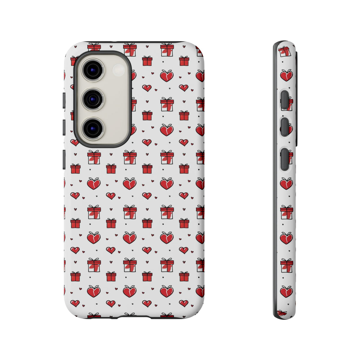 Heart Pattern Phone Case – Stylish & Loving Design for Your Device 234