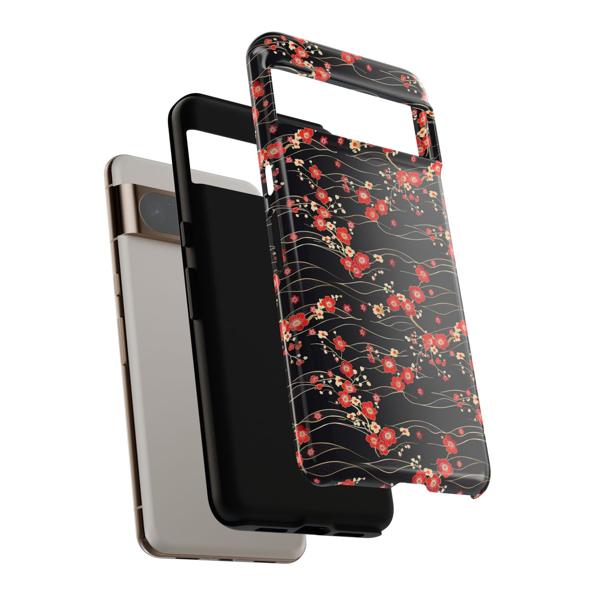 Japanese Pattern Phone Case – Elegant & Timeless Design for Your Phone 041