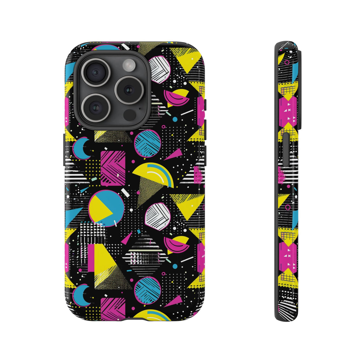 Retro 80s Seamless Phone Case – Vintage Style Meets Modern Protection 206