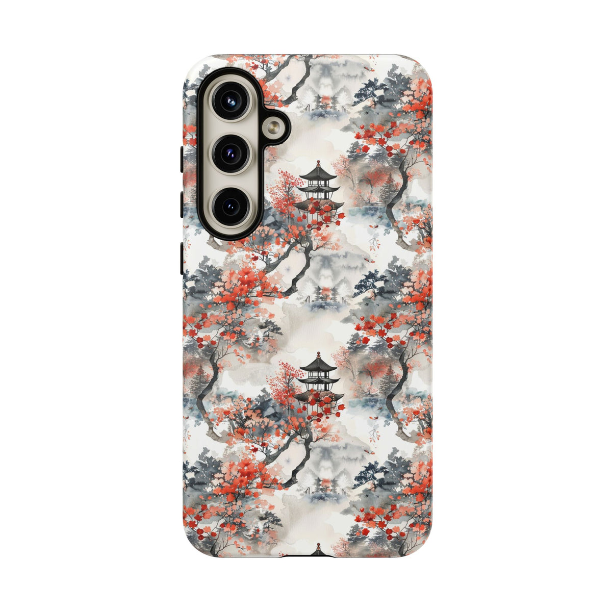 Japanese Pattern Phone Case – Elegant & Timeless Design for Your Phone 096