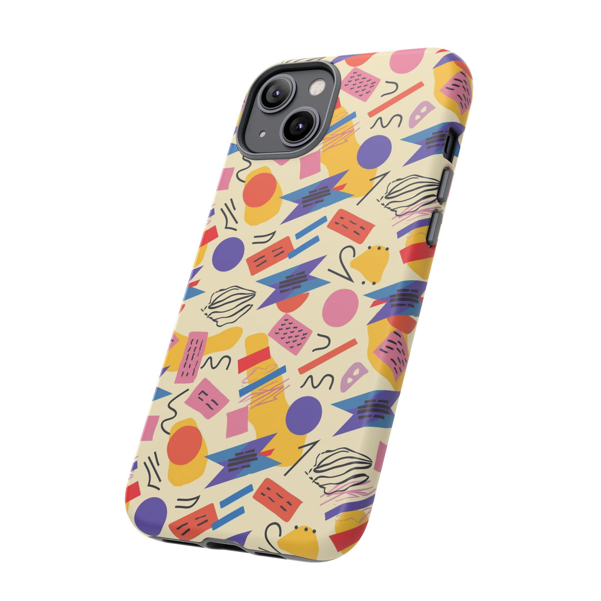 90s Themed Seamless Pattern Phone Case – Embrace Retro Style and Protection 270