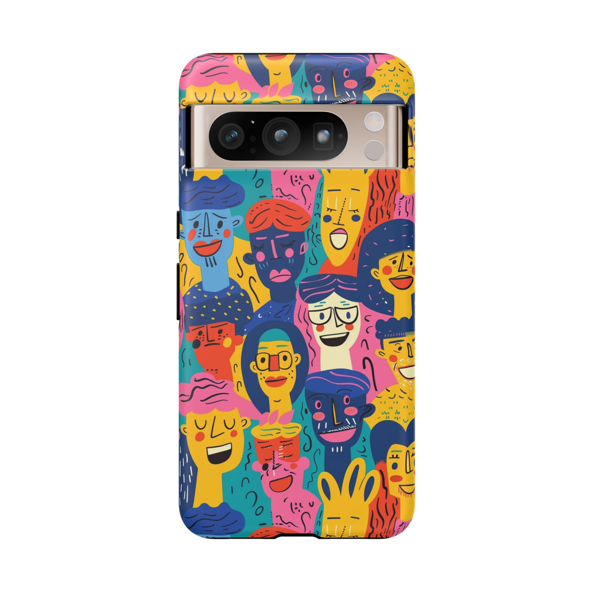 Happy Faces Phone Case – Joyful and Cheerful Design for a Bright Look 6