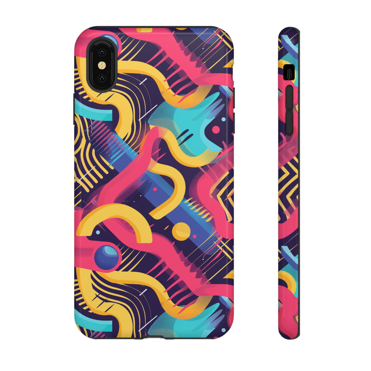 Retro 80s Seamless Phone Case – Vintage Style Meets Modern Protection 2