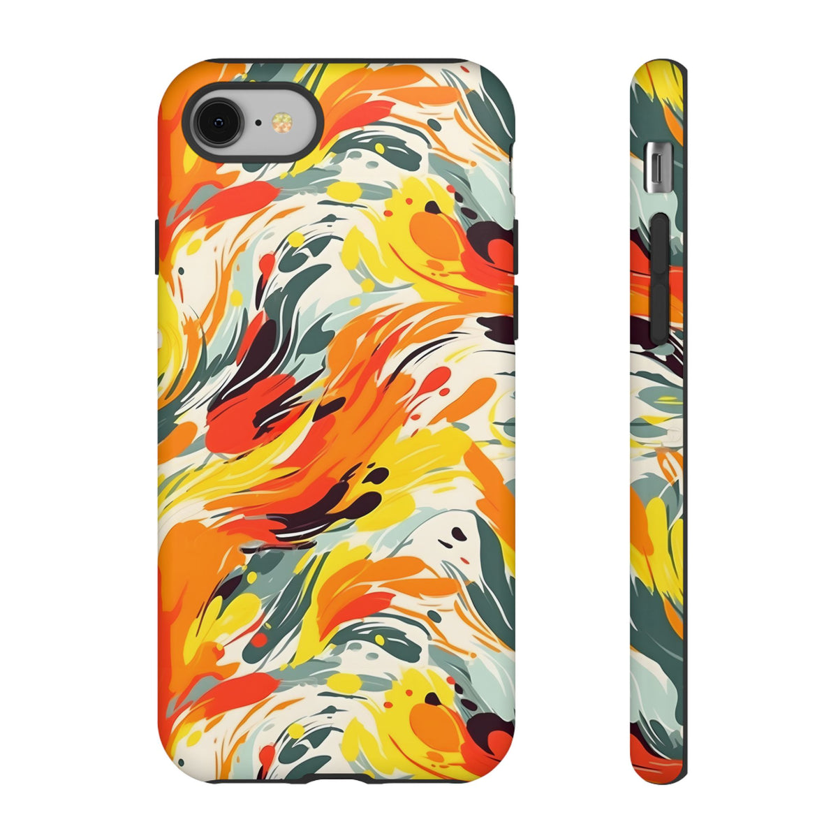 Abstract Painting Design Phone Case – Modern Art-Inspired Phone Cover 5