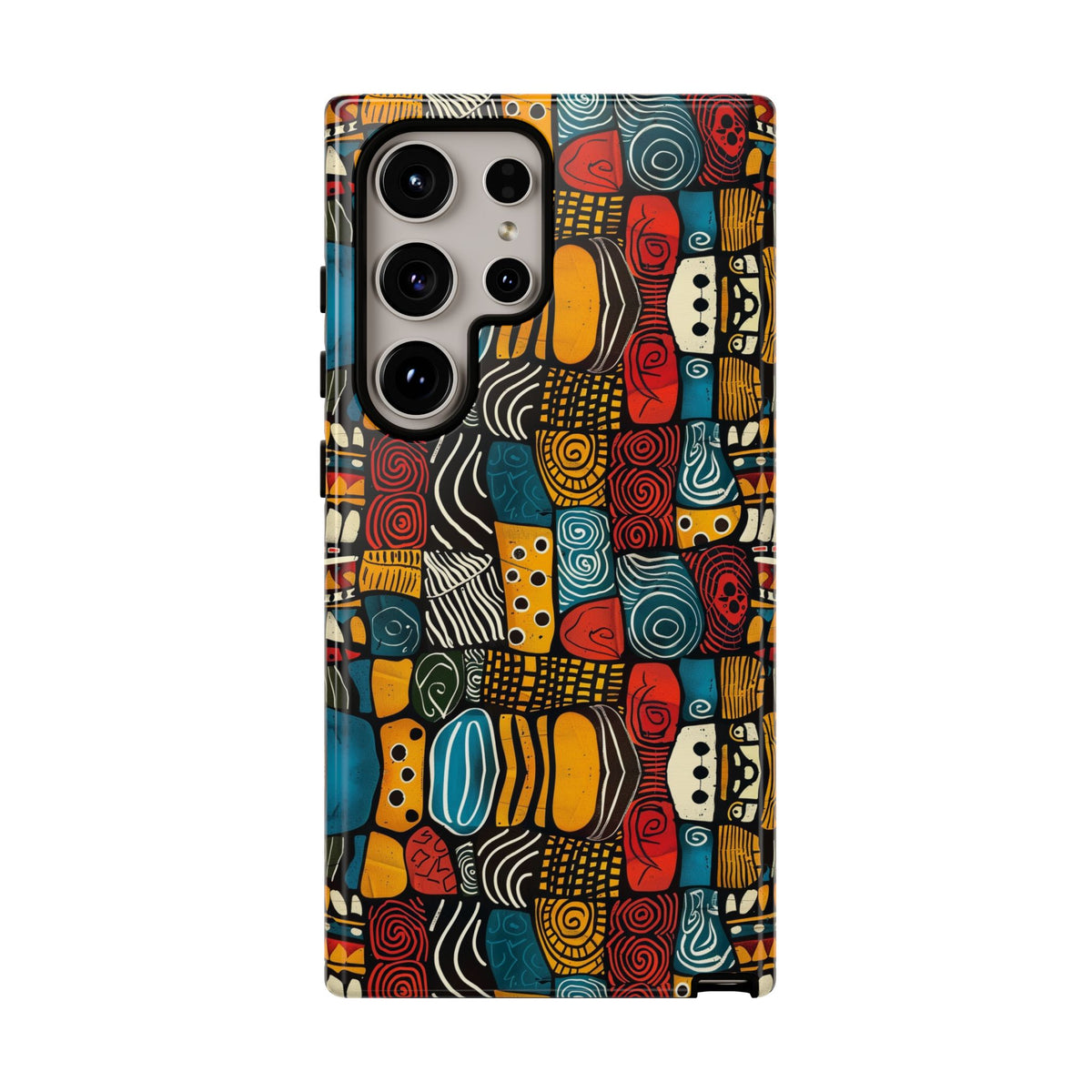 Stylish African Pattern Phone Case – Unique and Vibrant Protection 159