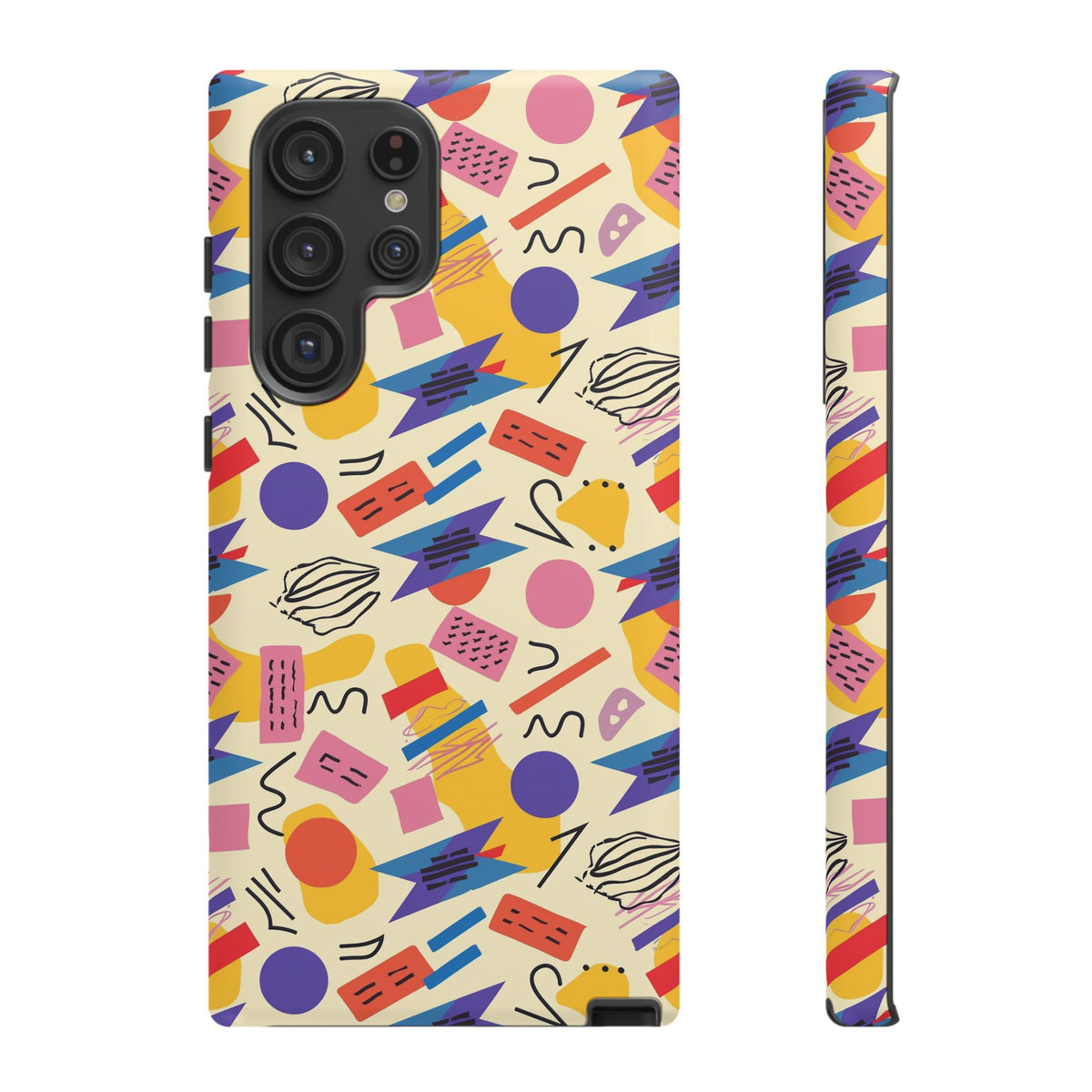 90s Themed Seamless Pattern Phone Case – Embrace Retro Style and Protection 270