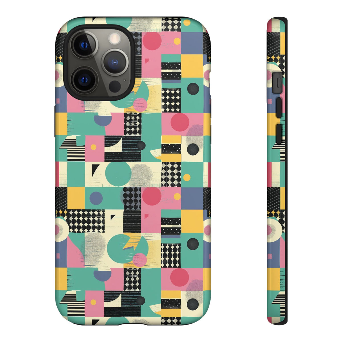 Retro 80s Seamless Phone Case – Vintage Style Meets Modern Protection 289