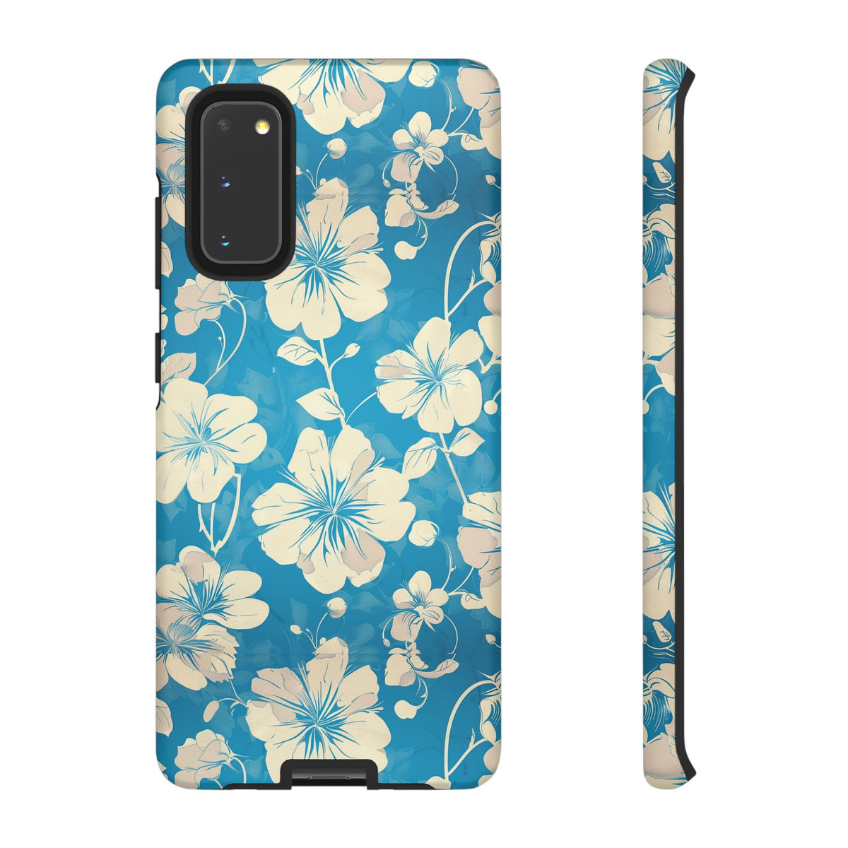 Blue Floral Seamless Pattern Phone Case