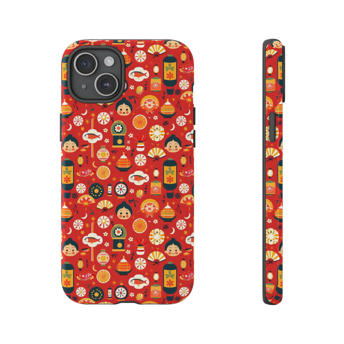 Japanese Pattern Phone Case – Elegant & Timeless Design for Your Phone 087