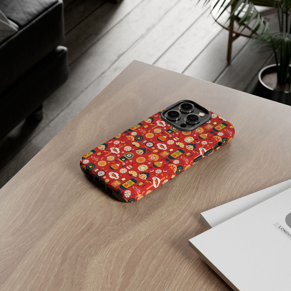 Japanese Pattern Phone Case – Elegant & Timeless Design for Your Phone 087