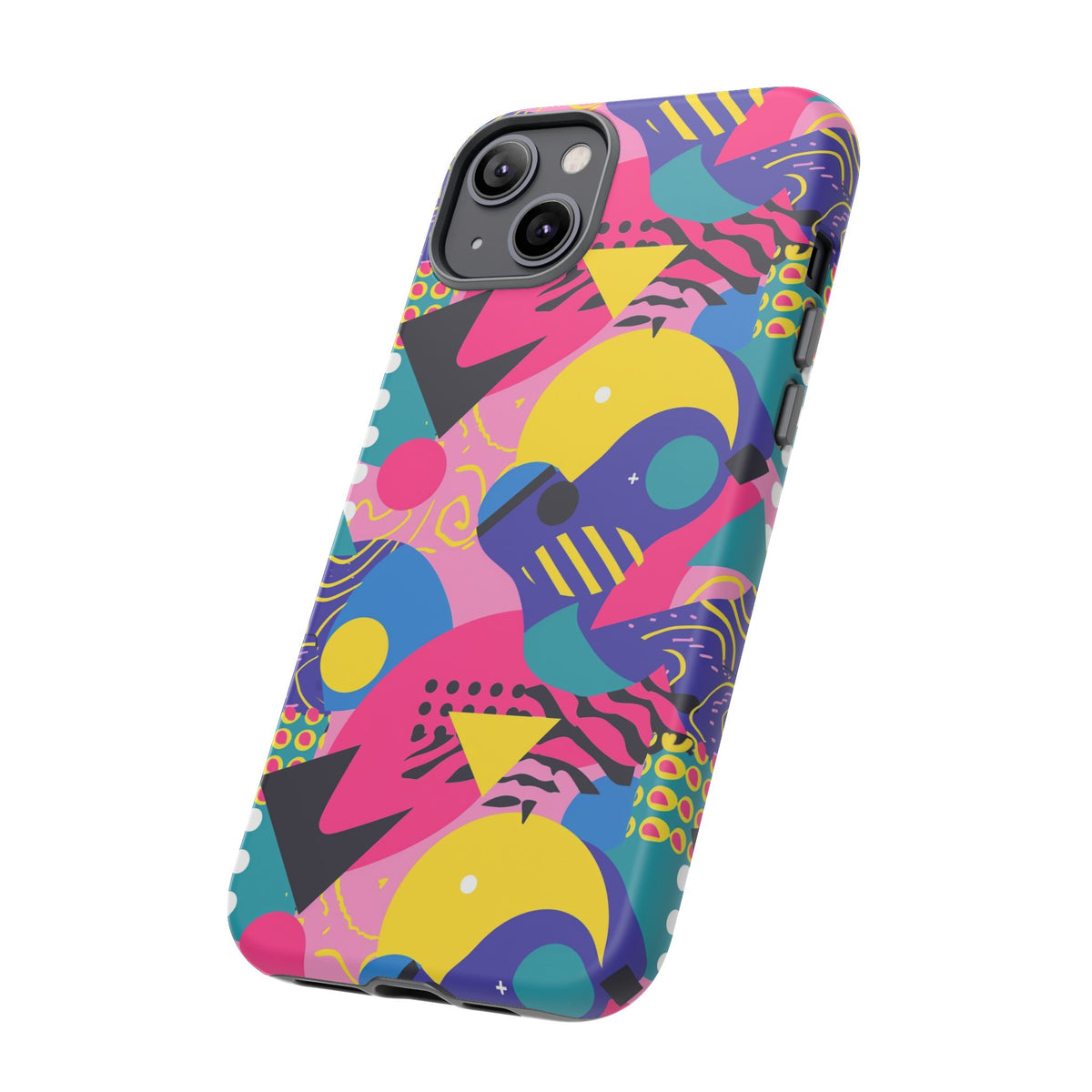 90s Themed Seamless Pattern Phone Case – Embrace Retro Style and Protection 283