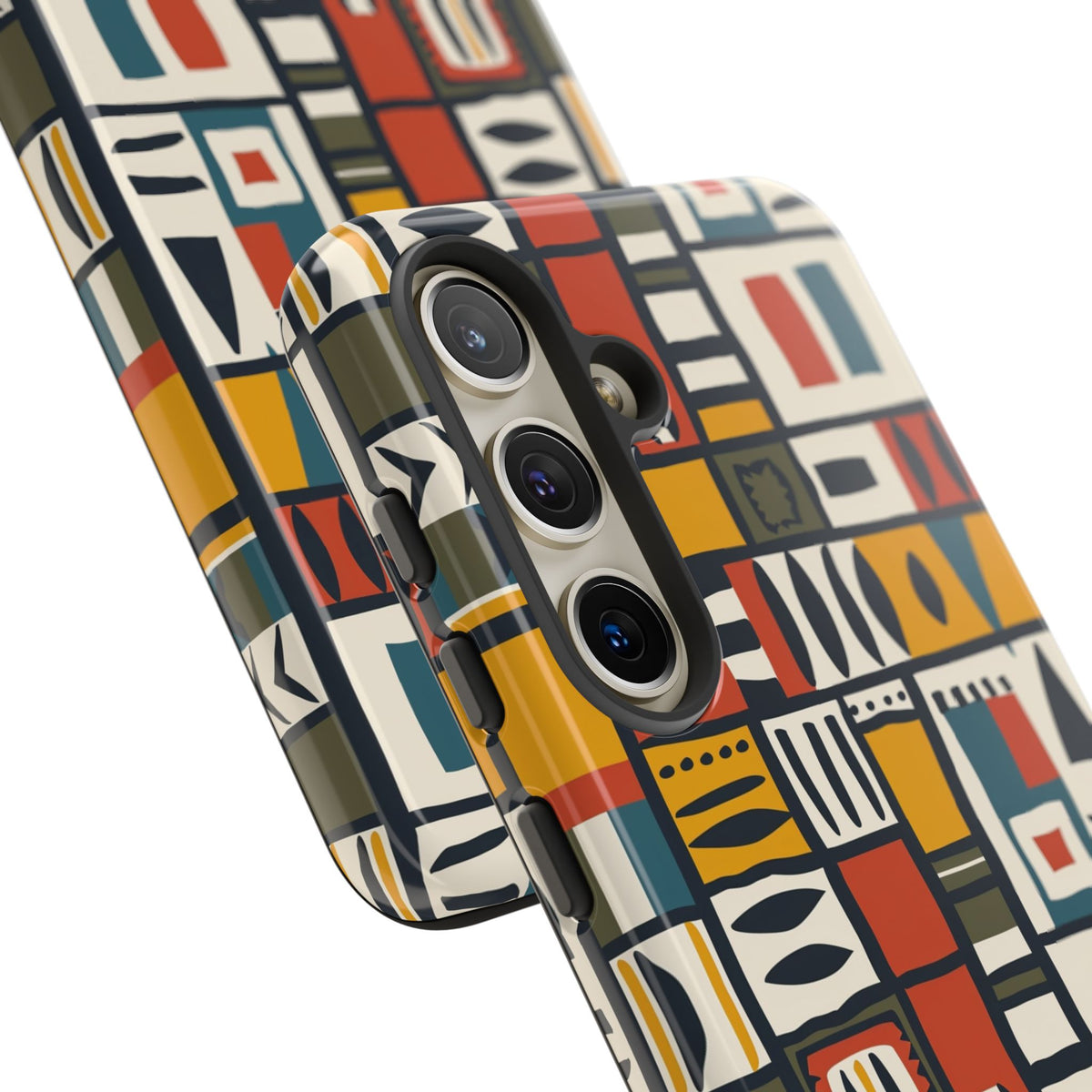 Stylish African Pattern Phone Case – Unique and Vibrant Protection 013