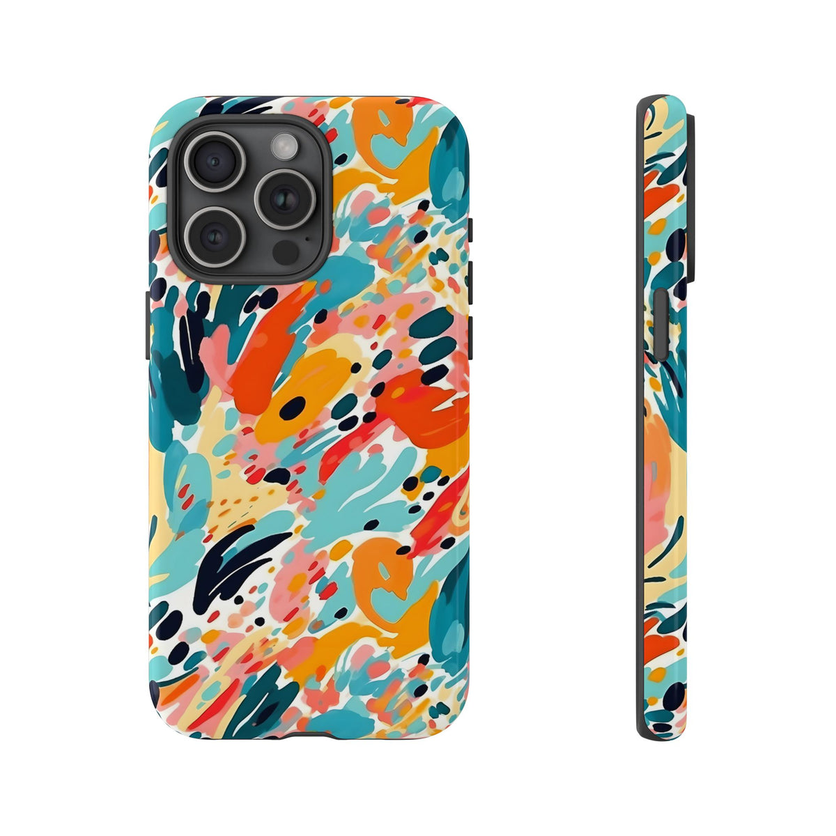 Abstract Painting Design Phone Case – Modern Art-Inspired Phone Cover 7